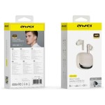 AWEI Słuchawki TA19 ANC TWS Bluetooth 6.0 beżowe