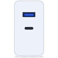 3MK Ładowarka sieciowa 45W PD 3.0 QC4+ USB-A USB-C biała