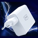 3MK Ładowarka sieciowa 45W PD 3.0 QC4+ USB-A USB-C biała