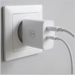 3MK Ładowarka sieciowa 45W PD 3.0 QC4+ USB-A USB-C biała