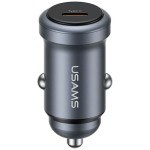 USAMS Ładowarka samochodowa 30W PD Aluminium CC321