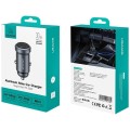 USAMS Ładowarka samochodowa 30W PD Aluminium CC321