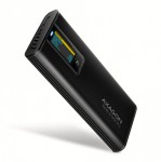 AXAGON EEM2-SD2B Obudowa zewnętrzna aluminiowa bezśrubowa USB-A/C 3.2 Gen2 M.2 NVMe/SATA wyświetlacz LED, czarny