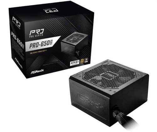 ASRock Zasilacz PRO-650G 650W 80PLUS GOLD NON MODULAR