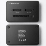 Qoltec Stacja dokujšca dysków SSD M.2 NVMe | PCIe | USB-C | 20Gb/s |    DUAL 2x8TB | klonowanie offline