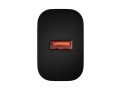 Natec Ładowarka sieciowa Ribera 1xUSB-A 18W czarna