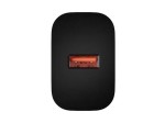 Natec Ładowarka sieciowa Ribera 1xUSB-A 18W czarna