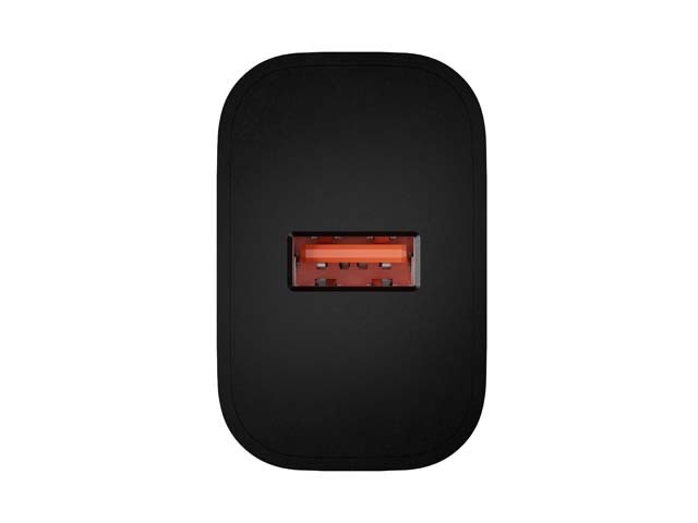 Natec Ładowarka sieciowa Ribera 1xUSB-A 18W czarna