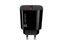 Natec Ładowarka sieciowa Ribera 1xUSB-A 18W czarna
