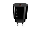 Natec Ładowarka sieciowa Ribera 1xUSB-A 18W czarna