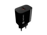 Natec Ładowarka sieciowa Ribera 1xUSB-A 18W czarna