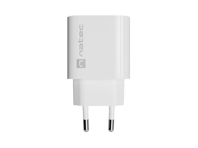 Natec Ładowarka sieciowa Ribera 1xUSB-c 20W biała