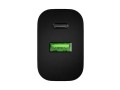 Natec Ładowarka sieciowa Ribera 1xUSB-A 1xUSB-C 20W czarna