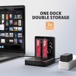 AXAGON ADSA-M2C22 Stacja dokująca USB4 dla 2x M.2 NVMe SSD z funkcją klonowania dysków bez komputera, z wentylatorem chłodzącym