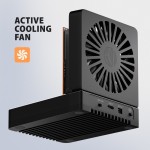 AXAGON ADSA-M2C22 Stacja dokująca USB4 dla 2x M.2 NVMe SSD z funkcją klonowania dysków bez komputera, z wentylatorem chłodzącym