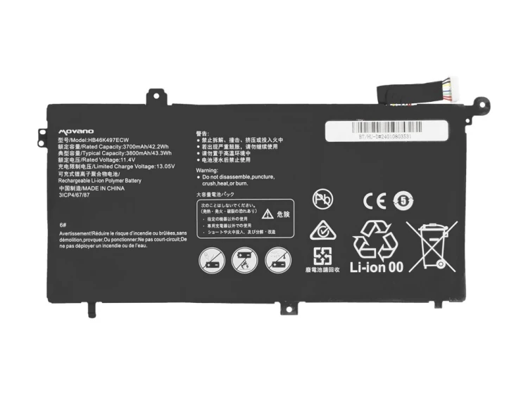 Movano Bateria do Huawei Matebook D Series HB46K497ECW - 3700 mAh (42.2 Wh)
