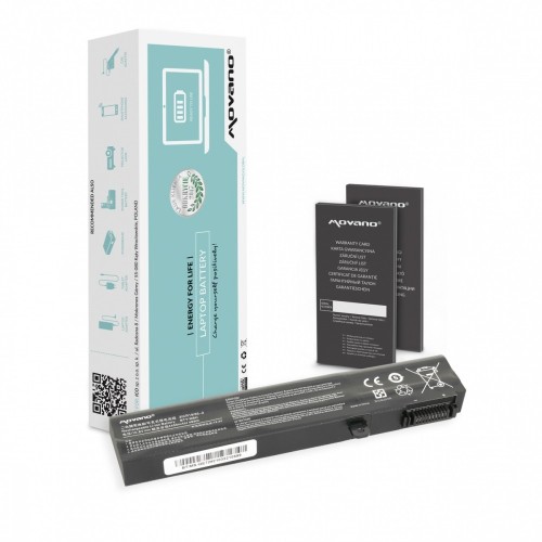 Movano Bateria BTY-M6H do MSI CX62 GE62 GE72 GL72 PE70 - 4400 mAh (48 Wh)