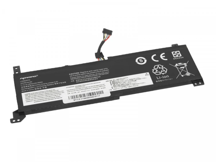 Movano Bateria L20M2PF0 L20C2PF0 L20L2PF0 do Lenovo V14 V15 V17 G2-ALC G2-ITL - 4650 mAh (36 Wh)