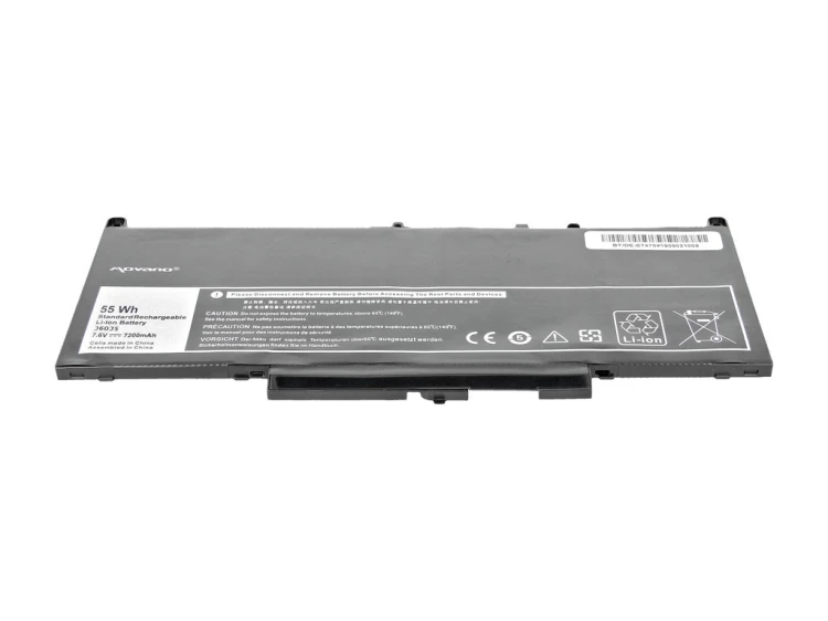 Movano Bateria J60J5 GG4FM MC34Y do Dell E7270 E7470 - 7200 mAh (55 Wh)