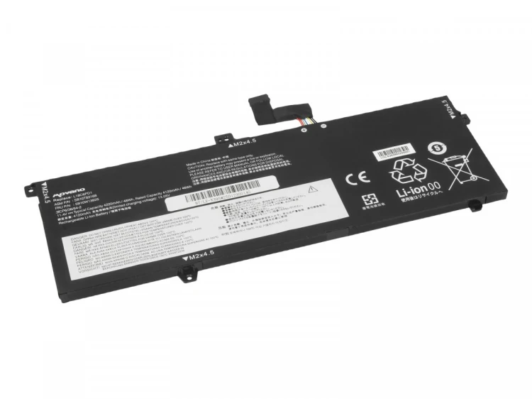 Movano Bateria L18C6PD1 L18M6PD1 do Lenovo ThinkPad X13 X390 X395 - 4220 mAh (48 Wh)