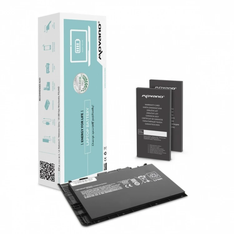 Movano Bateria BT04XL do HP EliteBook Folio 9470m 9480m - 3500 mAh (52 Wh)