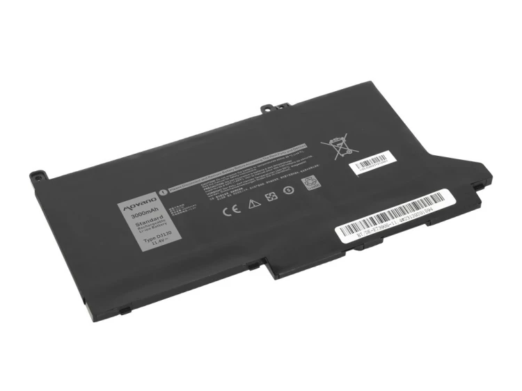 Movano Bateria DJ1J0 C27RW do Dell Latitude 7280 7290 7380 7390 7480 7490 - 11.4V - 3000 mAh (34 Wh)