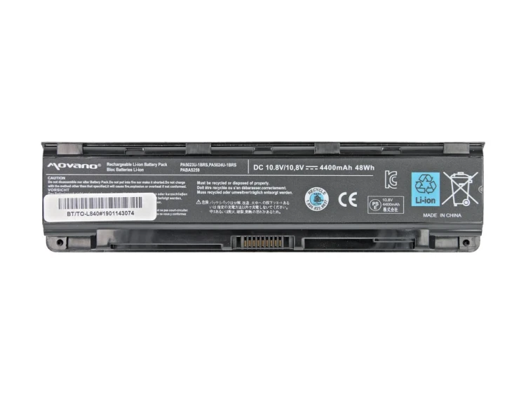 Movano Bateria PA5024U-1BRS do Toshiba Satelite C850 L850 - 4400 mAh (48 Wh)