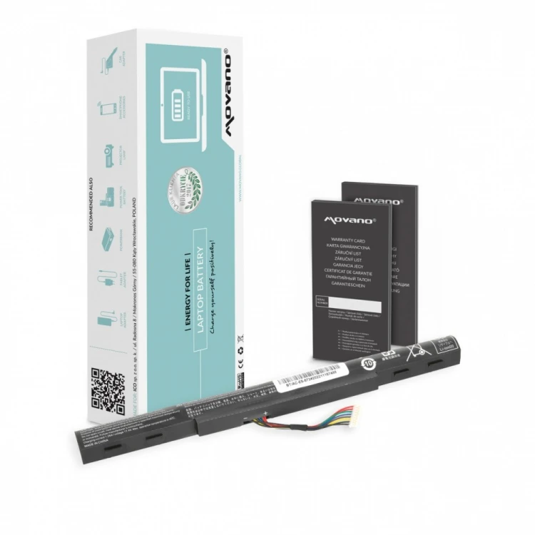 Movano Bateria AL15A32 Aspire E5-573G TravelMate P277-M - 1800 mAh (27 Wh)