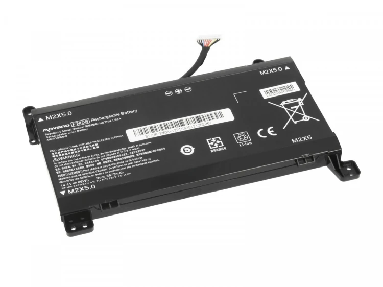 Movano Bateria FM08 TPN-Q195 do HP Omen 17-AN 12 PIN - 5973 mAh (86 Wh)