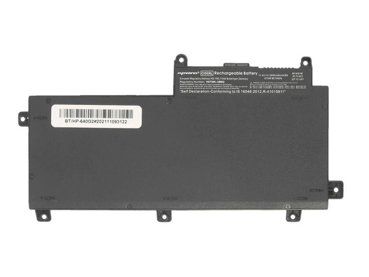 Movano Bateria CI03XL do HP ProBook 640 645 650 655 G2 - 3900 mAh (44 Wh)