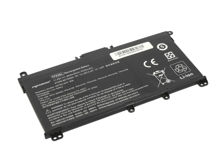 Movano Bateria TF03XL do HP Pavilion 14-BF 14-BP 15-CD - 3400 mAh (39 Wh)