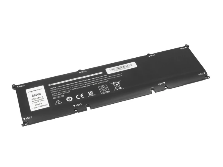 Movano Bateria 69KF2 do Dell Alienware M17 M15 R3 R4 Precision 5550 XPS 9500 9510 - 6000 mAh (69 Wh)
