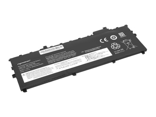 Movano Bateria 01AV430 do Lenovo ThinkPad X1 Carbon 5 6 2017 2018 - 4650 mAh (54 Wh)