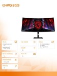 XIAOMI Monitor zakrzywiony Gaming G34WQi 2026