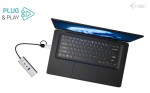 i-tec Hub metalowy USB-C/USB-A 3 2x USB-C/1x USB-A / 2.5GLAN
