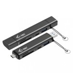 i-tec Czytnik kart USB-C/USB-A Dongle SD TF 2xUSB