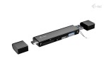 i-tec Czytnik kart USB-C/USB-A Dongle SD TF 2xUSB