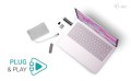 i-tec Czytnik kart USB-C/USB-A Dongle SD TF 2xUSB