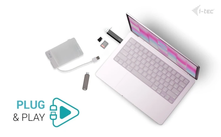 i-tec Czytnik kart USB-C/USB-A Dongle SD TF 2xUSB