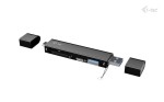 i-tec Czytnik kart USB-C/USB-A Dongle SD TF 2xUSB