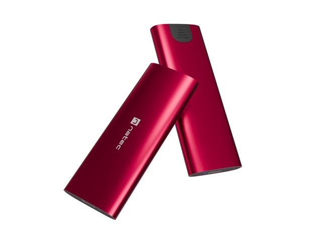 Natec Obudowa SSD zewnętrzna RHINO M.2 NVME USB-C 3.2 ruby red