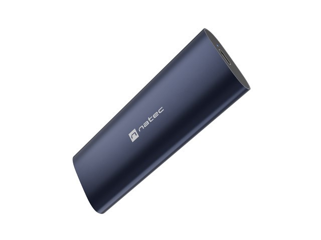 Natec Obudowa SSD zewnętrzna RHINO M.2 NVME USB-C 3.2 steel navy