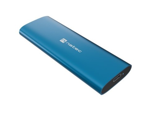 Natec Obudowa SSD zewnętrzna RHINO M.2 NVME USB-C 3.2 horizon blue