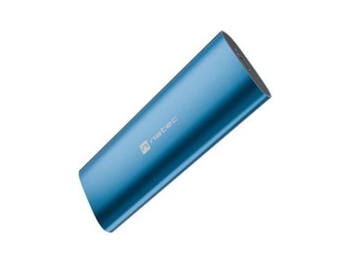 Natec Obudowa SSD zewnętrzna RHINO M.2 NVME USB-C 3.2 horizon blue