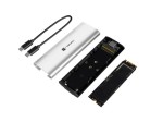 Natec Obudowa SSD zewnętrzna RHINO M.2 NVME USB-C 3.2 arctic silver