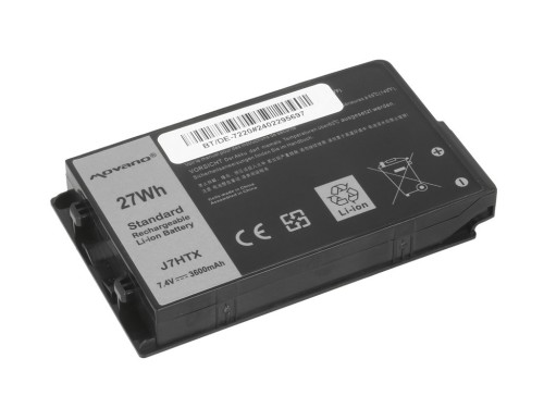 Movano Bateria J7HTX Dell Latitude 12 Rugged 7202 7212 7220 Tablet - 3600 mAh (27 Wh)
