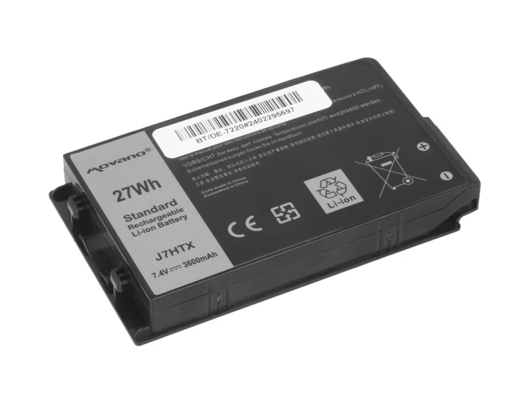 Movano Bateria J7HTX Dell Latitude 12 Rugged 7202 7212 7220 Tablet - 3600 mAh (27 Wh)