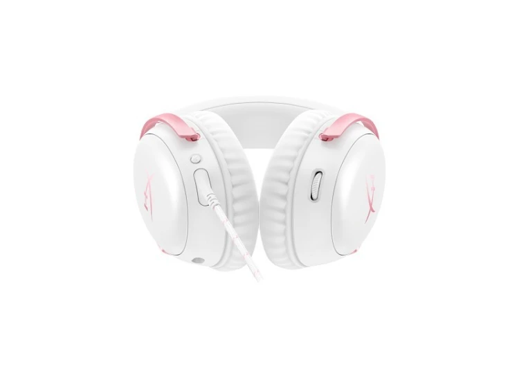 HyperX Zestaw słuchawkowy Cloud III Gaming Headset biały/różowy - 9W1Q4AA