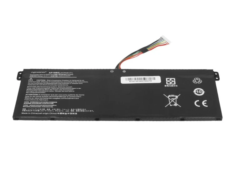 Movano Bateria AP19B5L do Acer Aspire 5 A515-43 Swift 3 SF314-42 Vero AV15-51 - 3400 mAh (52 Wh)