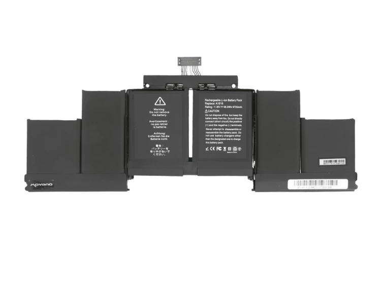 Movano Bateria A1618 MacBook Pro 15 Retina A1398 2015 - 8755 mAh (99.5 Wh)